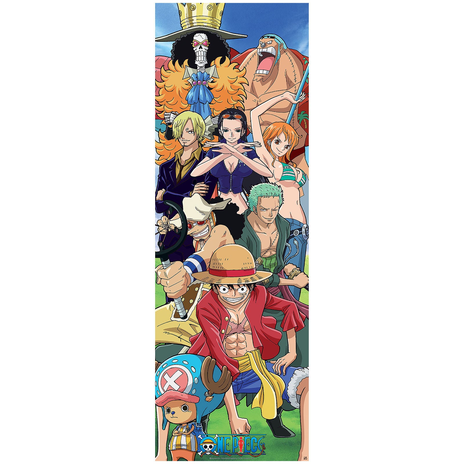 Zdjęcie produktu One Piece - Plakat na drzwi załoga Słomkowego Kapelusza