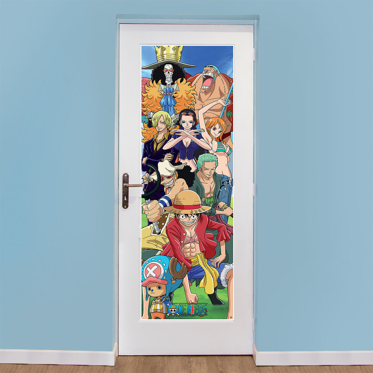 Zdjęcie produktu One Piece - Plakat na drzwi załoga Słomkowego Kapelusza
