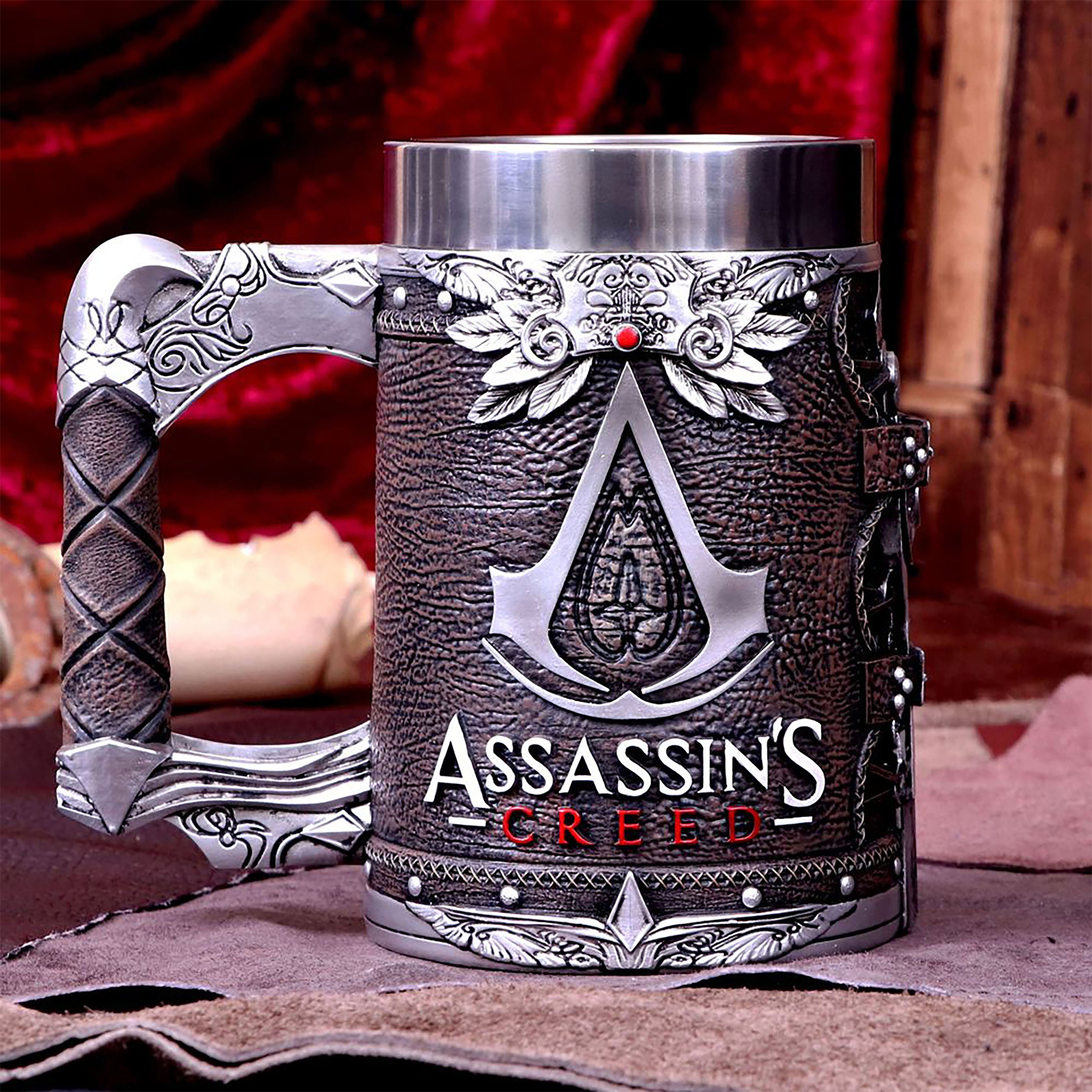 Zdjęcie produktu Assassin's Creed - Deluxe brązowy kufel z logo