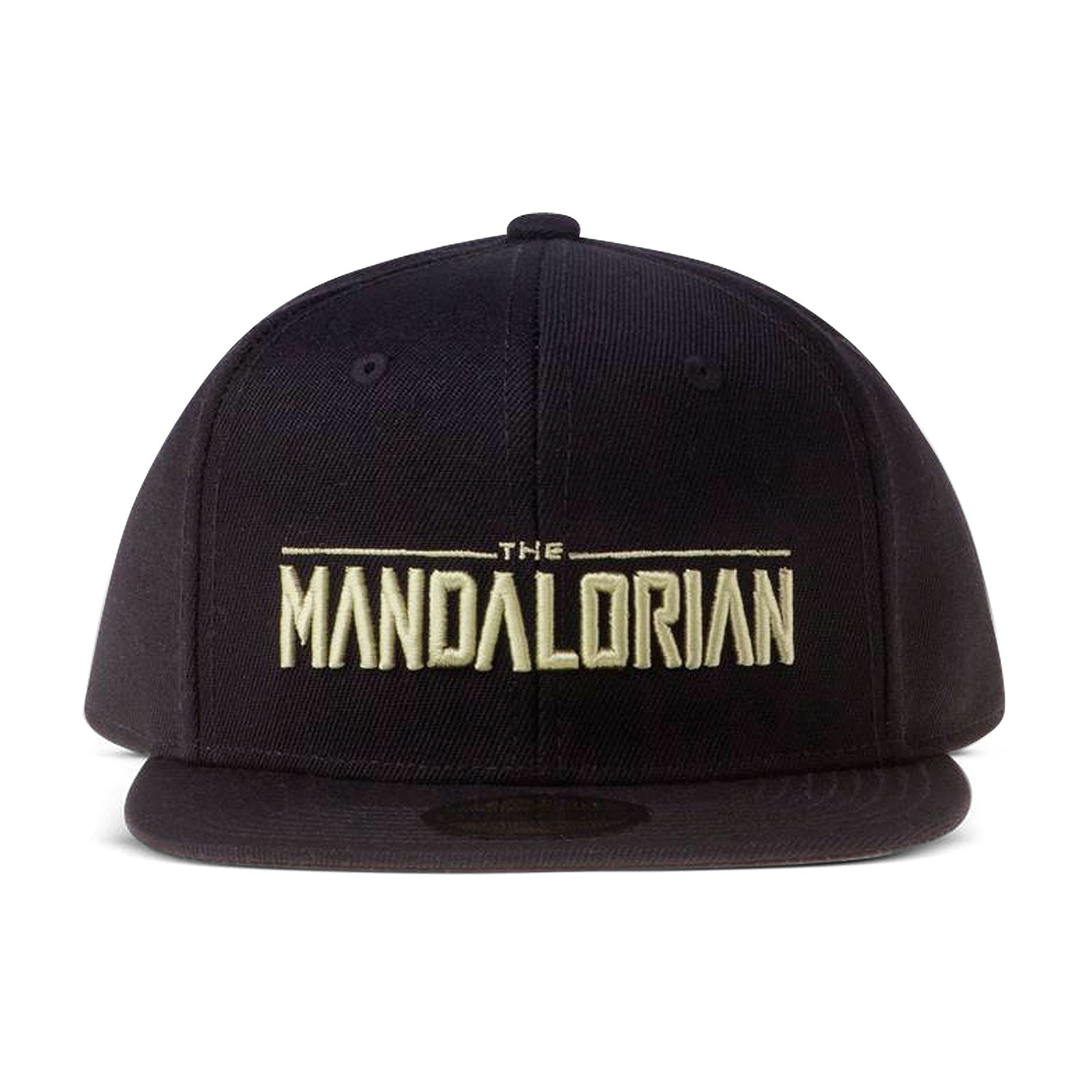 Zdjęcie produktu Czapka z daszkiem The Mandalorian Logo Snapback czarna - Star Wars