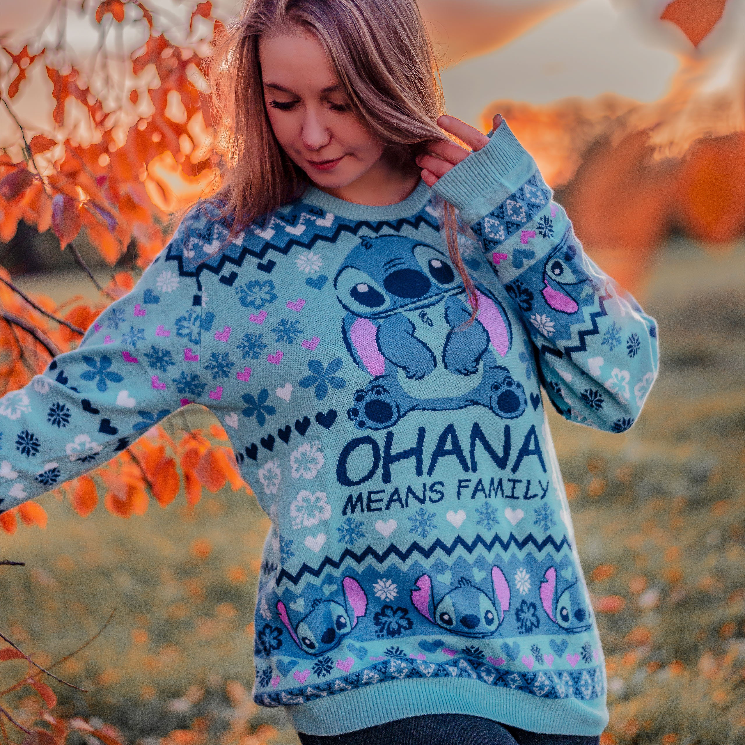 Zdjęcie produktu Lilo & Stitch - Ohana oznacza rodzinę sweter