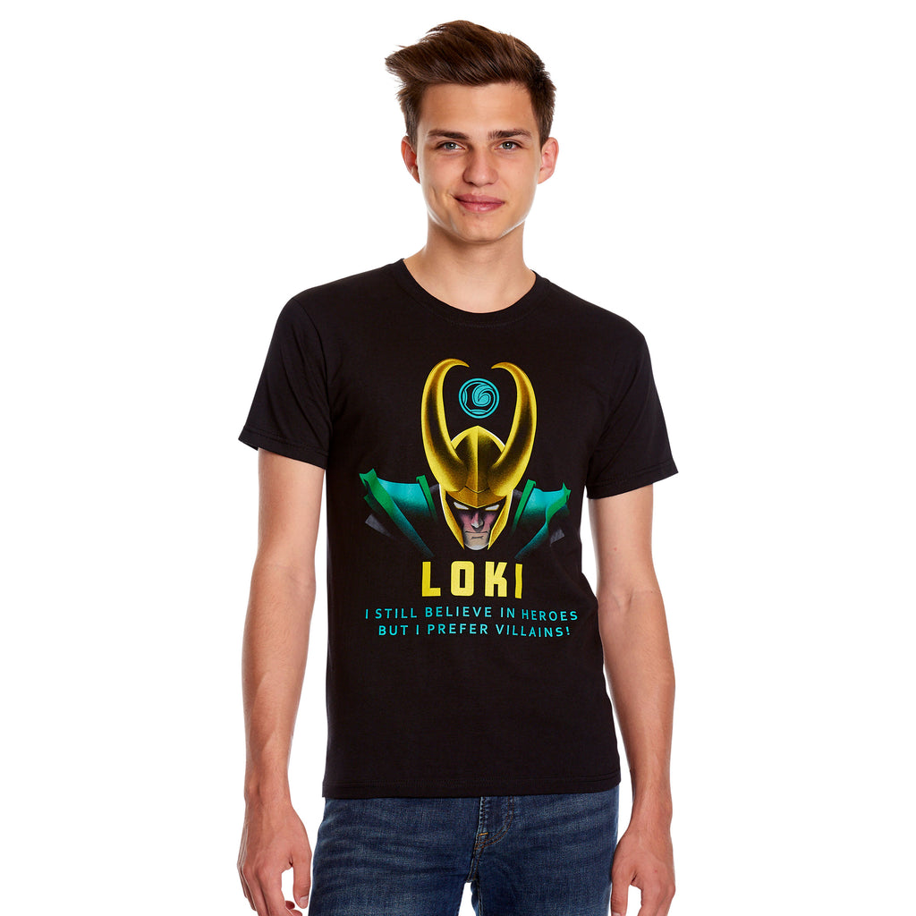 Zdjęcie produktu Loki - I Prefer Villains T-Shirt czarne
