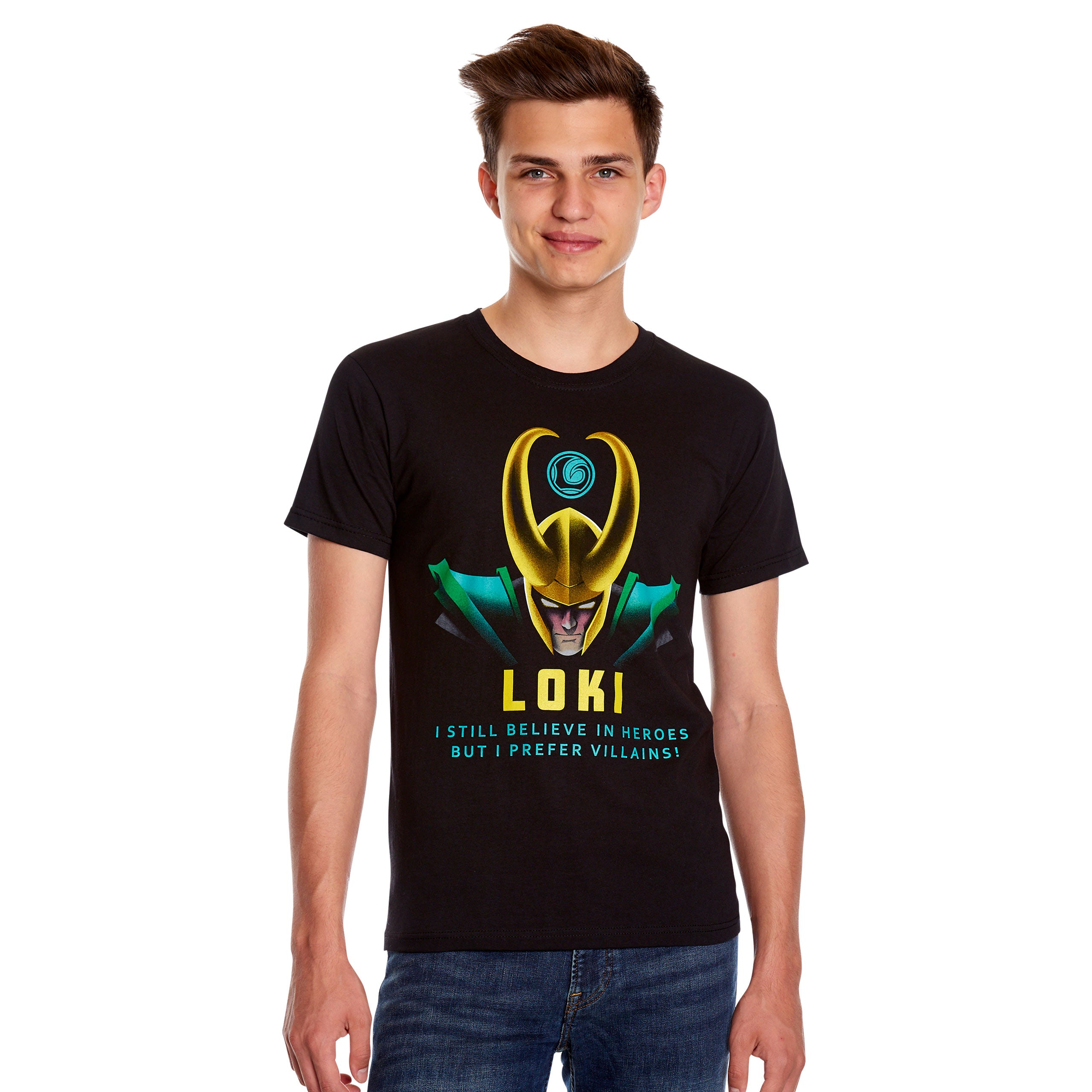 Zdjęcie produktu Loki - I Prefer Villains T-Shirt czarne