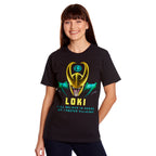 Zdjęcie produktu Loki - I Prefer Villains T-Shirt czarne