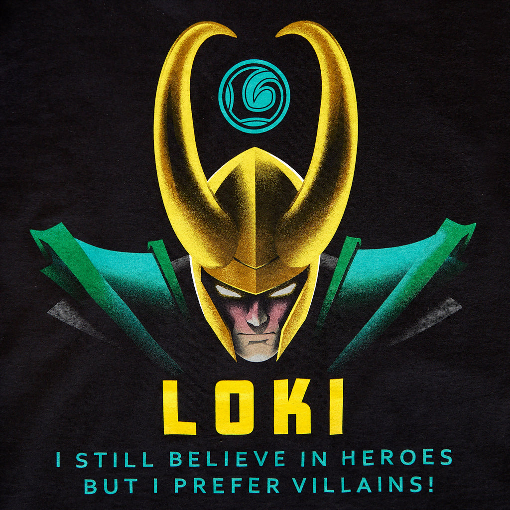 Zdjęcie produktu Loki - I Prefer Villains T-Shirt czarne