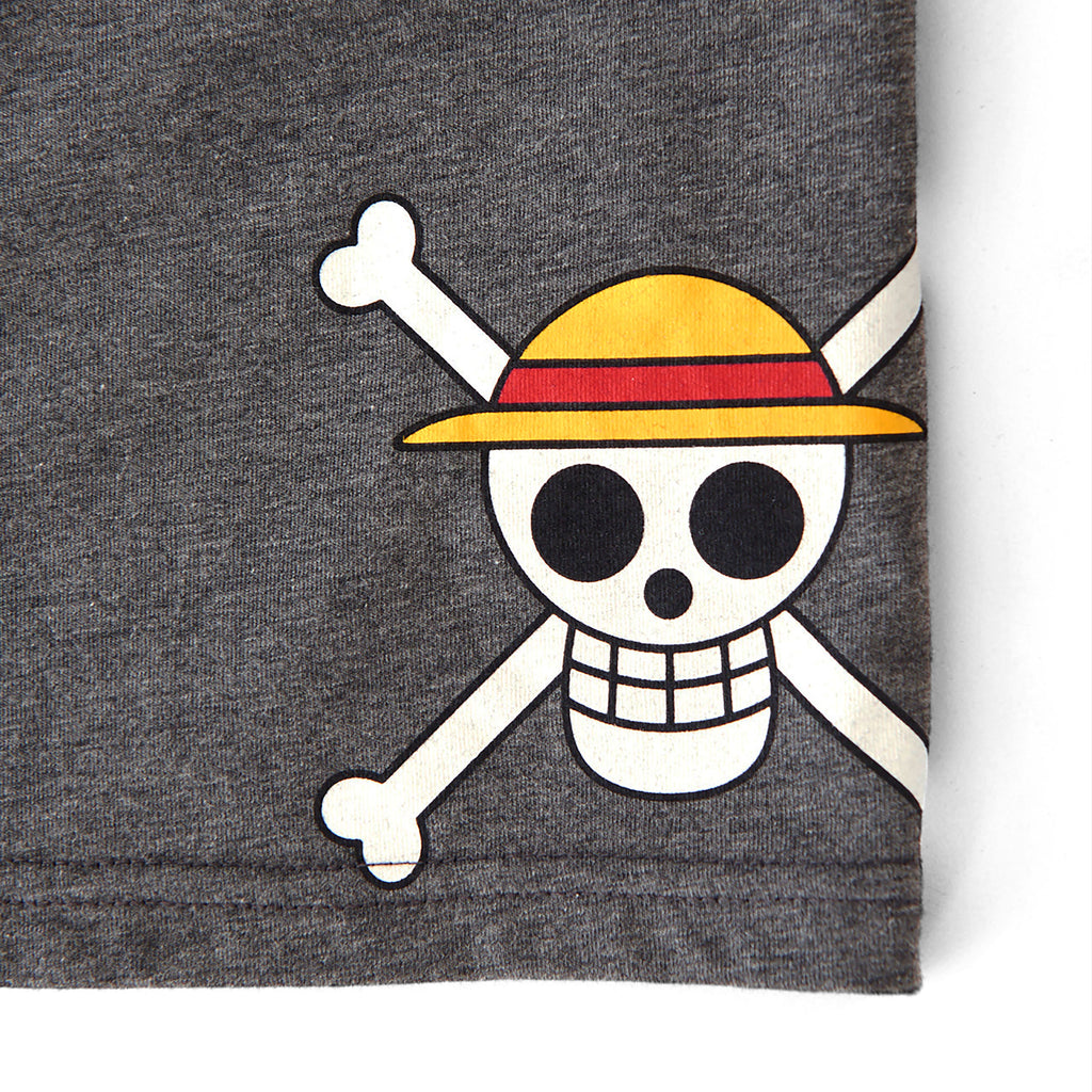 Zdjęcie produktu One Piece - Czaszka załogi Słomkowych Kapeluszy Piżama krótka