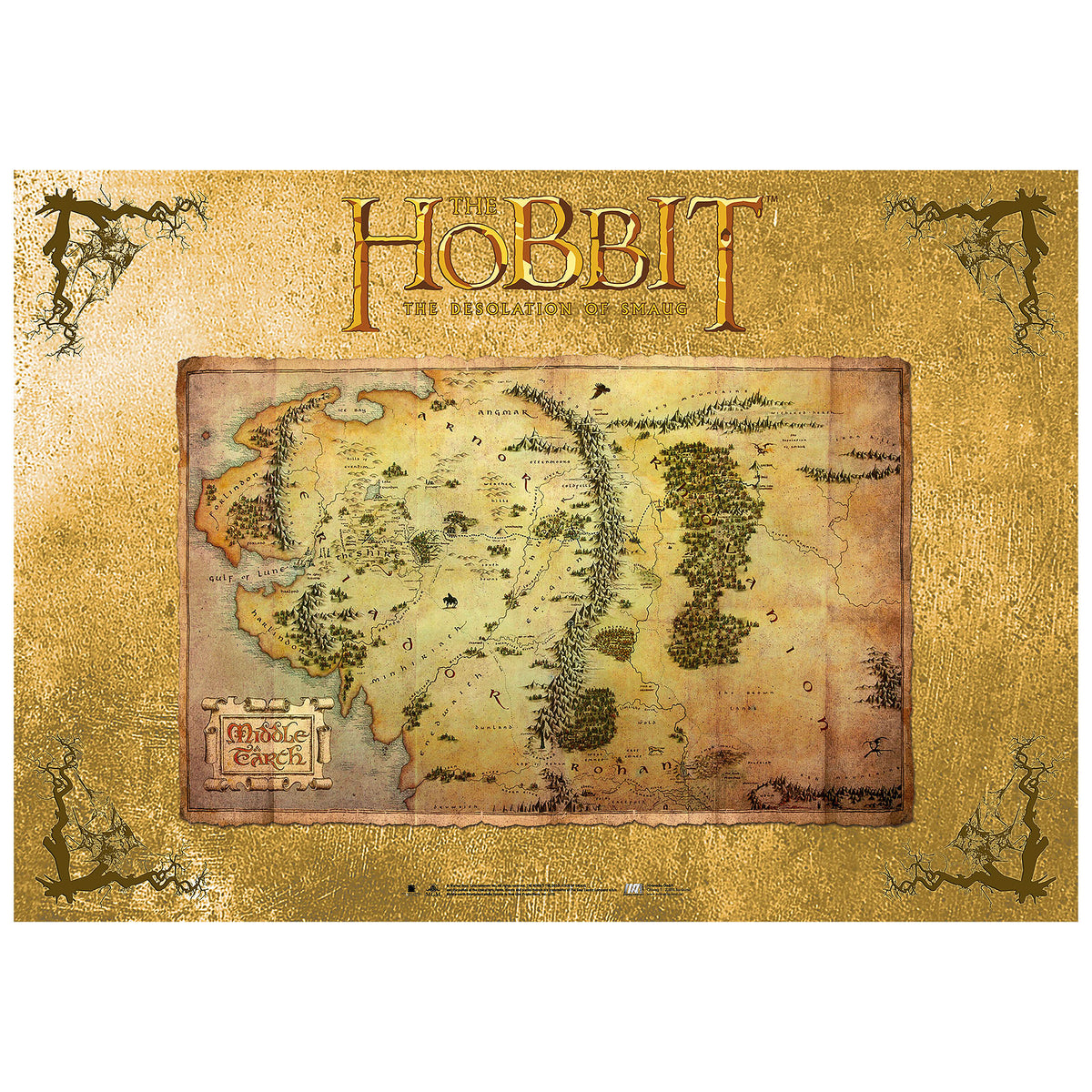 Zdjęcie produktu Hobbit - Mapa Śródziemia Maxi Plakat
