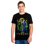 Zdjęcie produktu Eternals - Ikaris & Sersi T-Shirt czarne