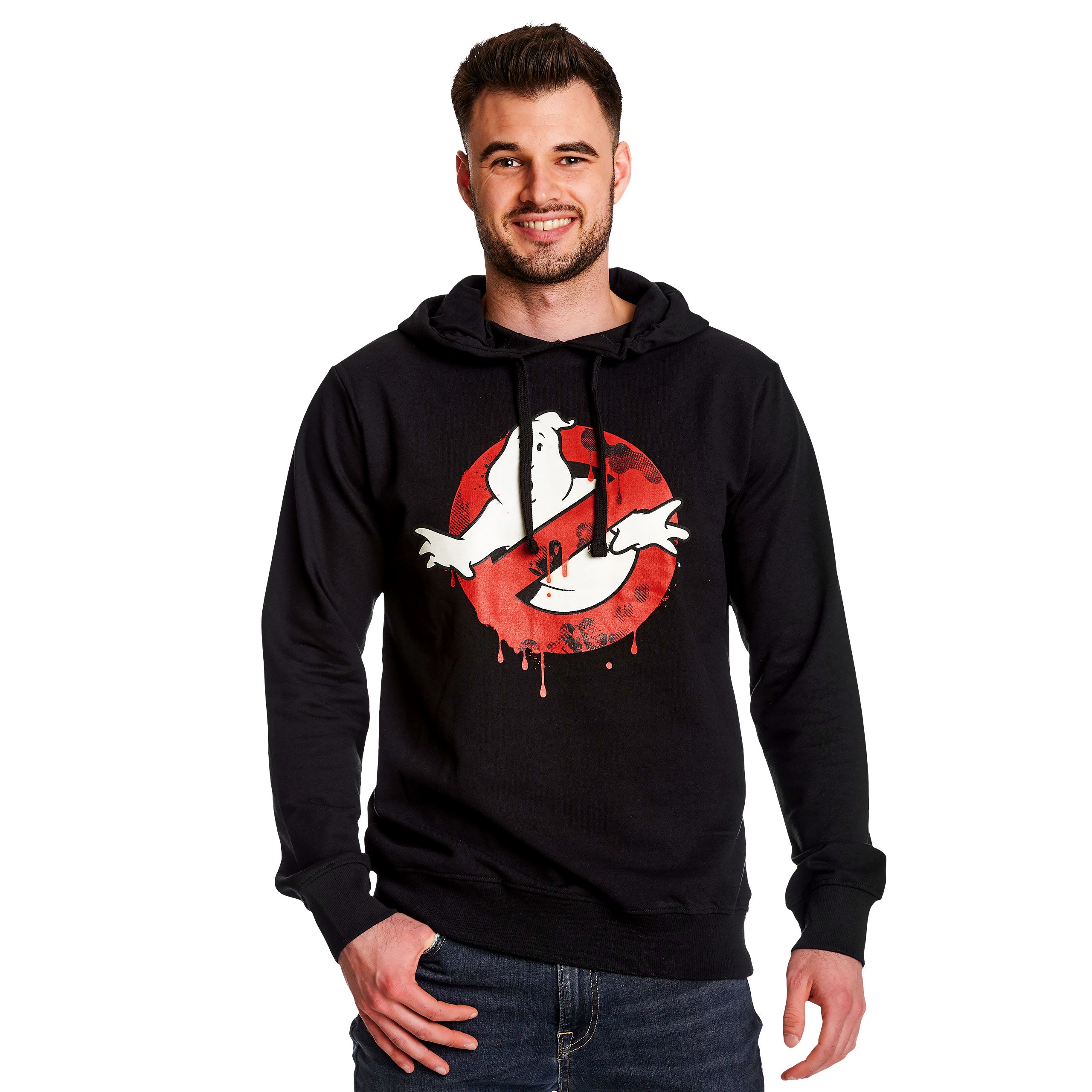 Zdjęcie produktu Ghostbusters - Glow in the Dark Logo Bluza z kapturem czarna