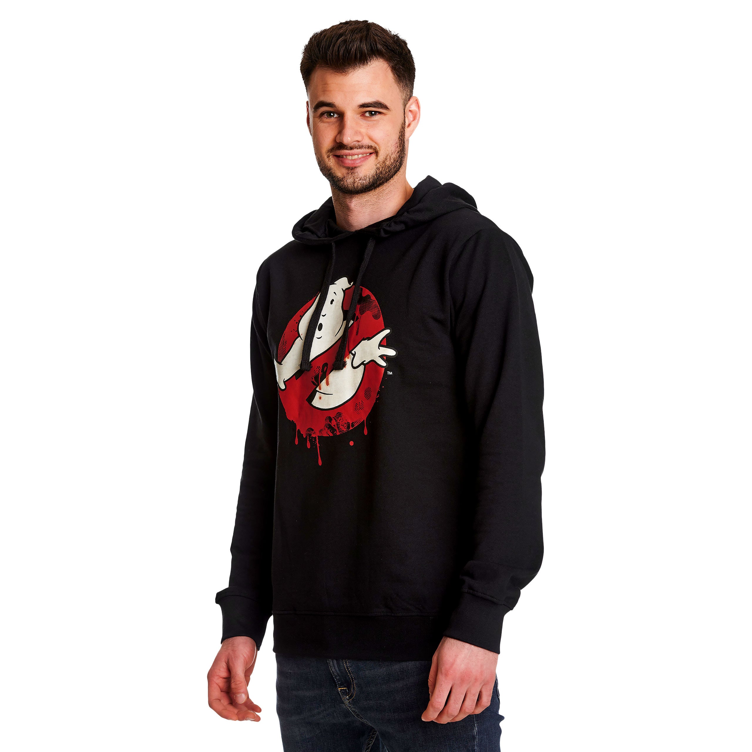 Zdjęcie produktu Ghostbusters - Glow in the Dark Logo Bluza z kapturem czarna