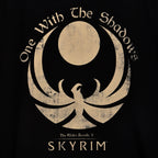 Zdjęcie produktu Skyrim - One With the Shadows T-Shirt czarne