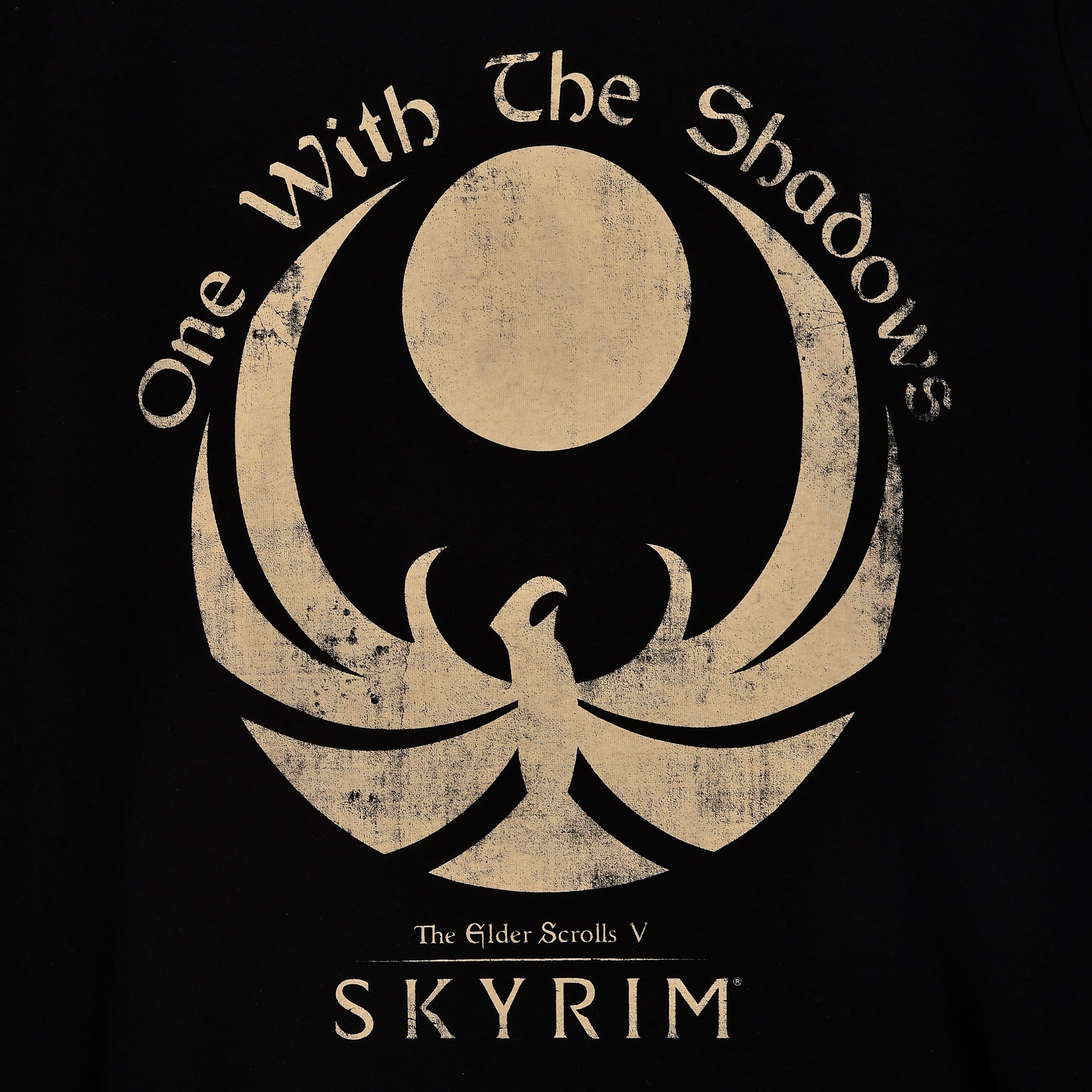 Zdjęcie produktu Skyrim - One With the Shadows T-Shirt czarne