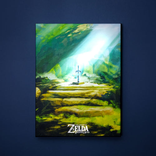 Zdjęcie produktu Zelda - Miecz Mistrza Obraz na ścianę z podświetleniem
