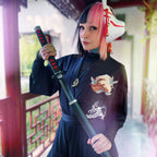 Product image Tanjiro Kamado Katana Replica with Scabbard for Demon Slayer Fans