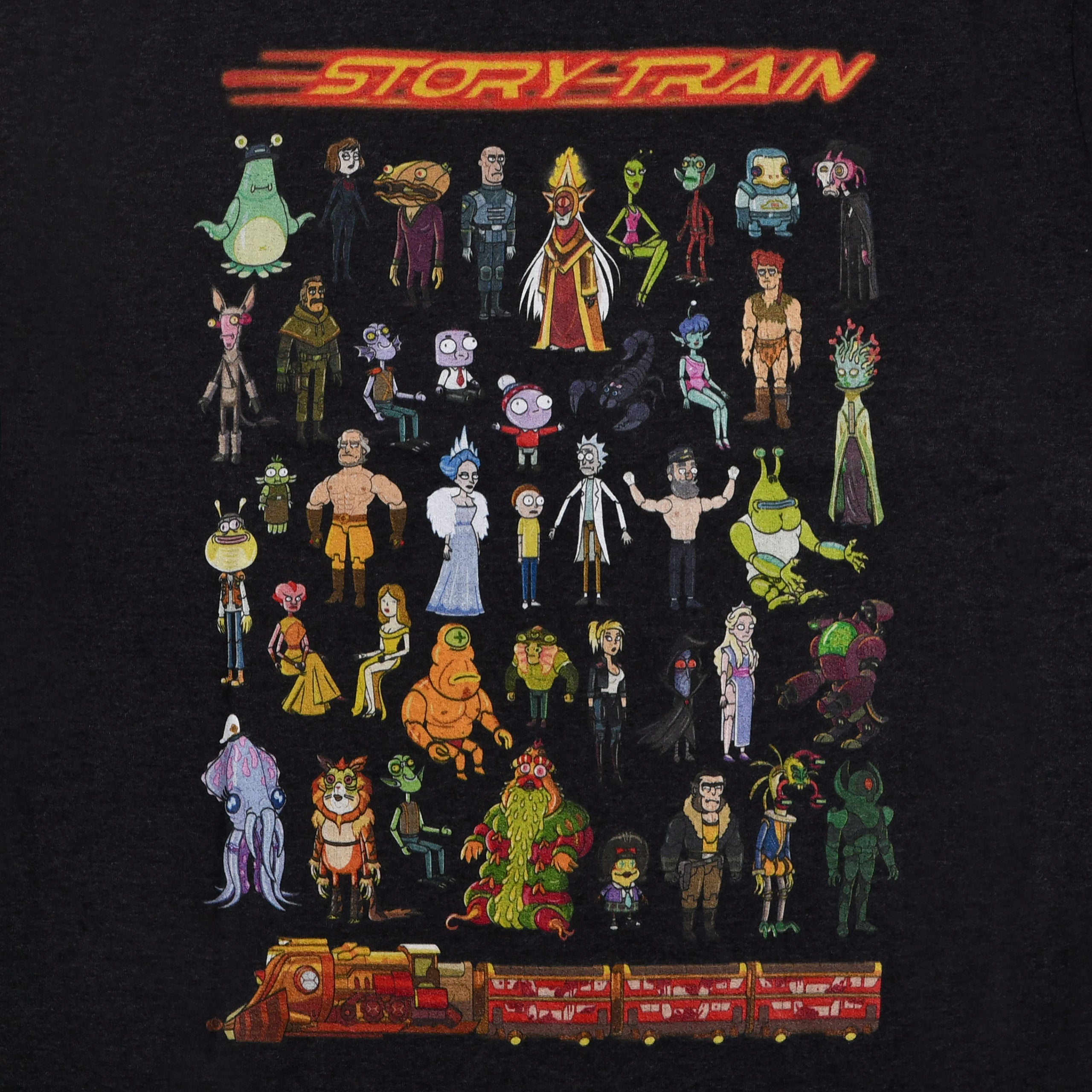 Zdjęcie produktu Rick and Morty - Story Train T-Shirt szare