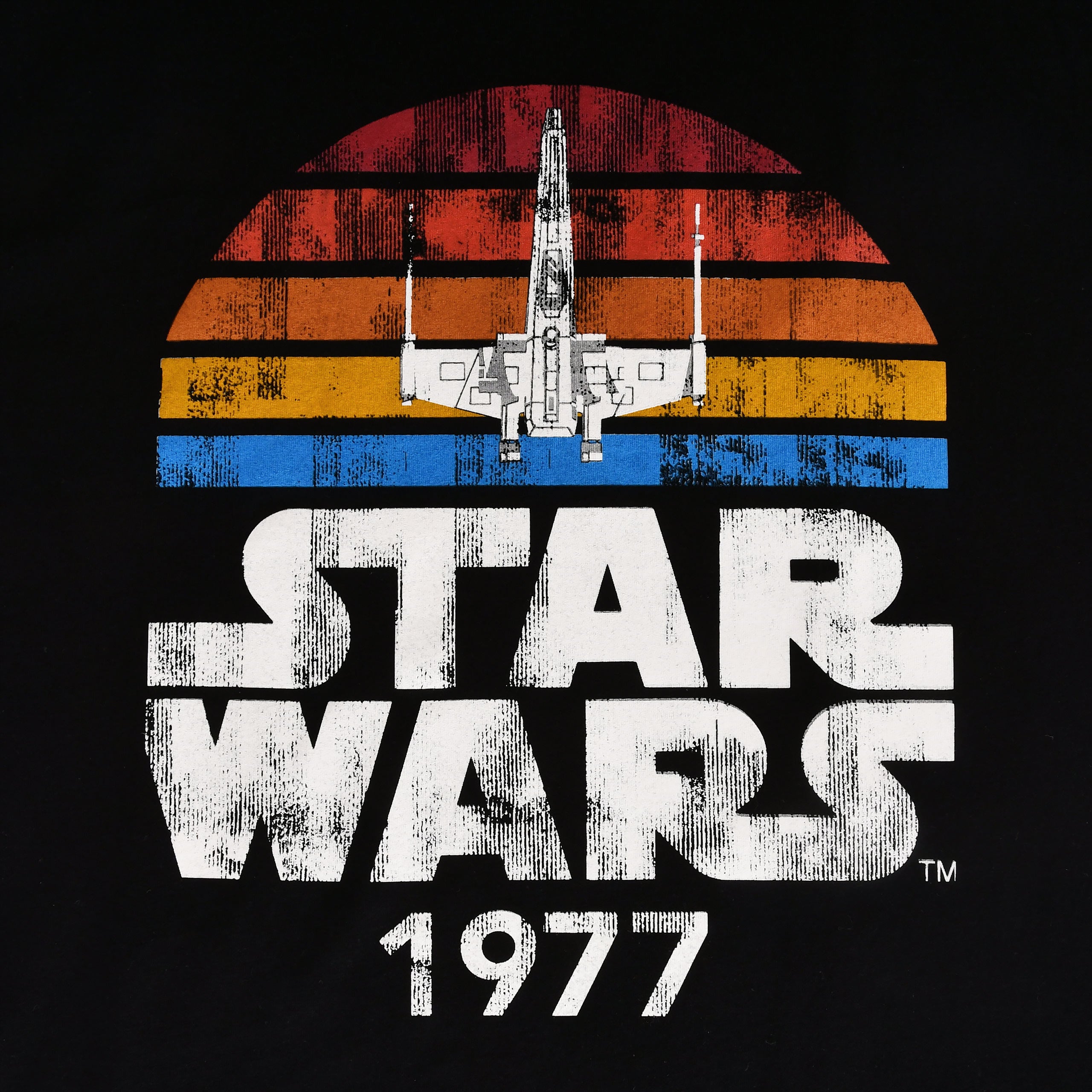 Zdjęcie produktu Star Wars z 1977 Retro T-Shirt czarny