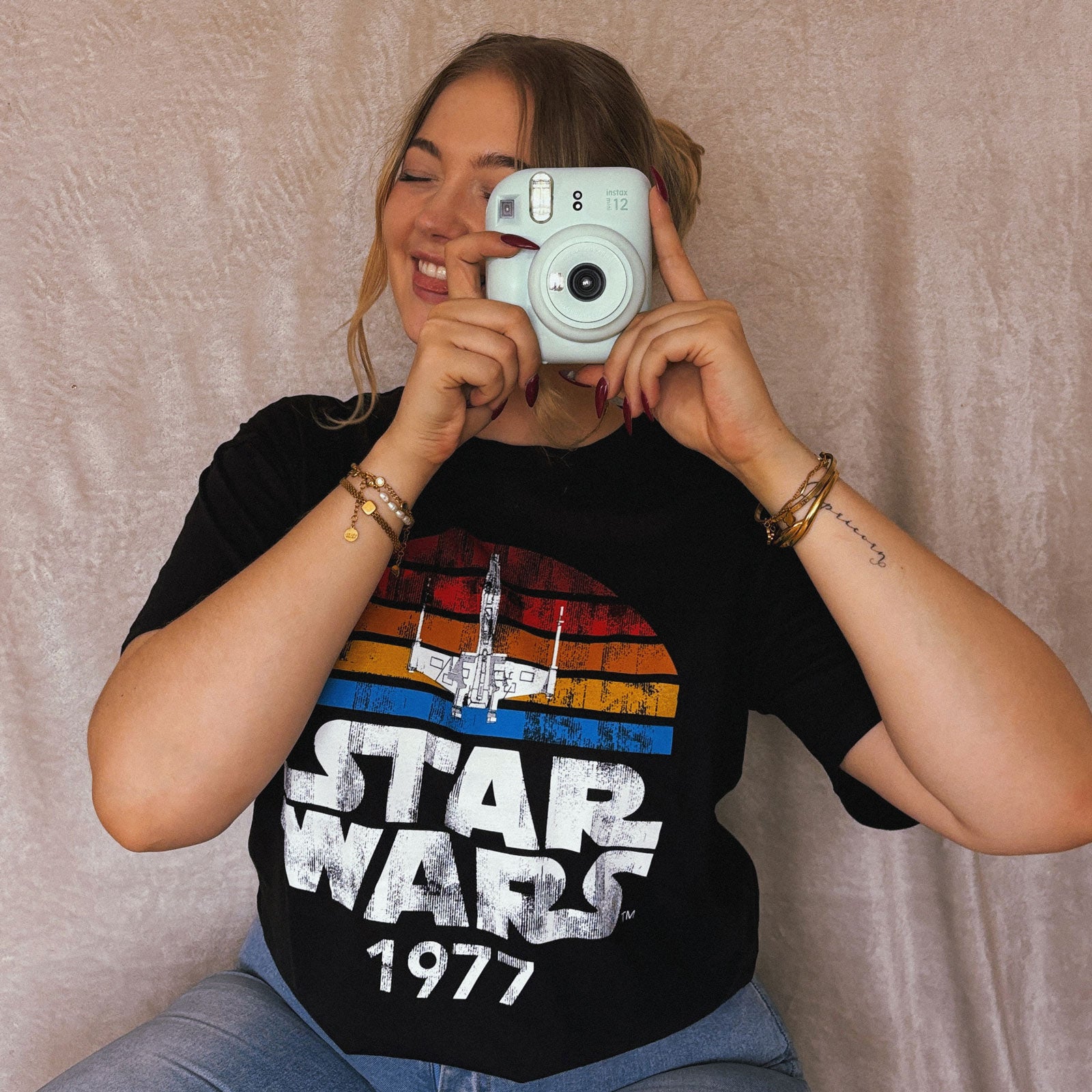 Zdjęcie produktu Star Wars z 1977 Retro T-Shirt czarny