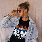 Zdjęcie produktu Star Wars z 1977 Retro T-Shirt czarny