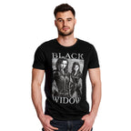 Zdjęcie produktu Black Widow - Koszulka z plakatem szara