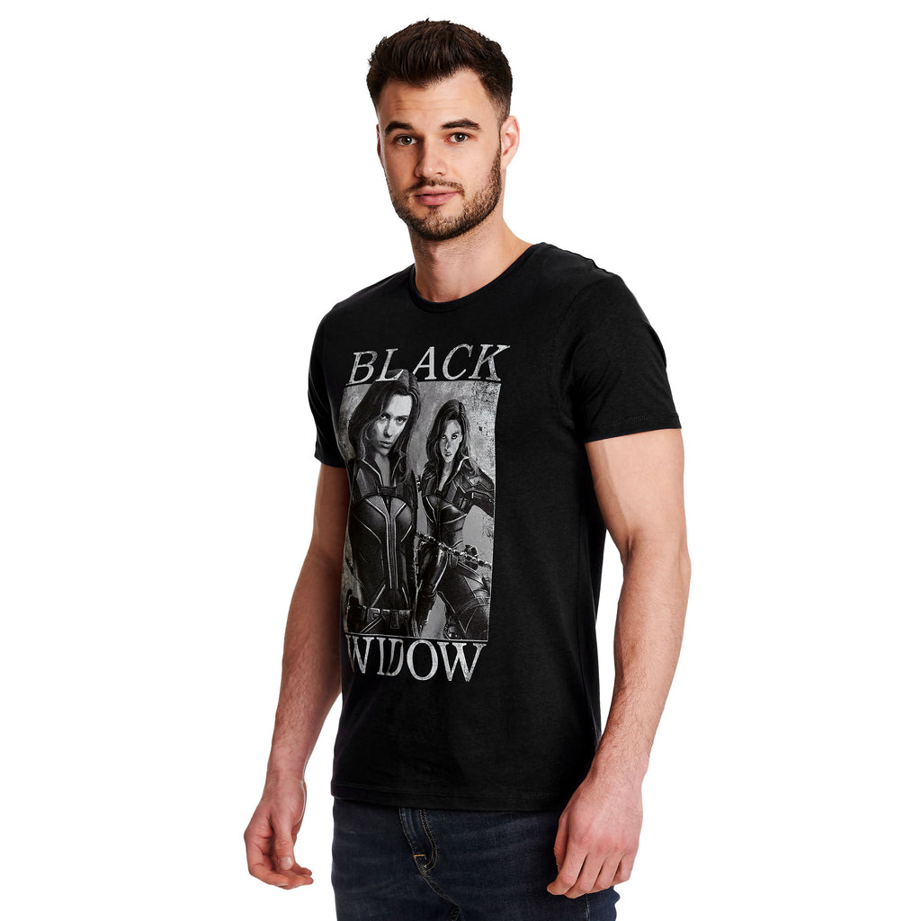 Zdjęcie produktu Black Widow - Koszulka z plakatem szara