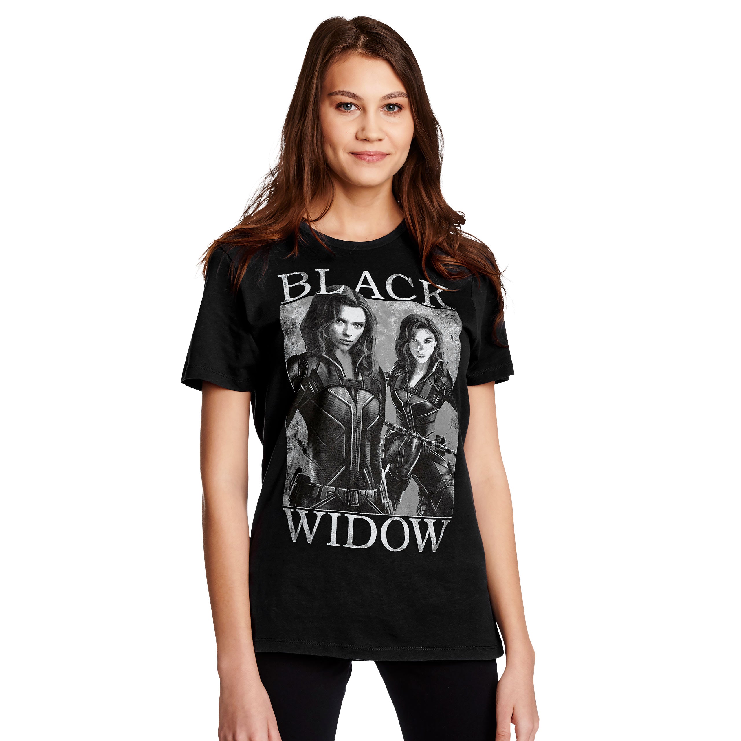 Zdjęcie produktu Black Widow - Koszulka z plakatem szara