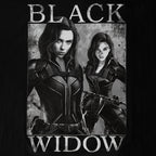 Zdjęcie produktu Black Widow - Koszulka z plakatem szara