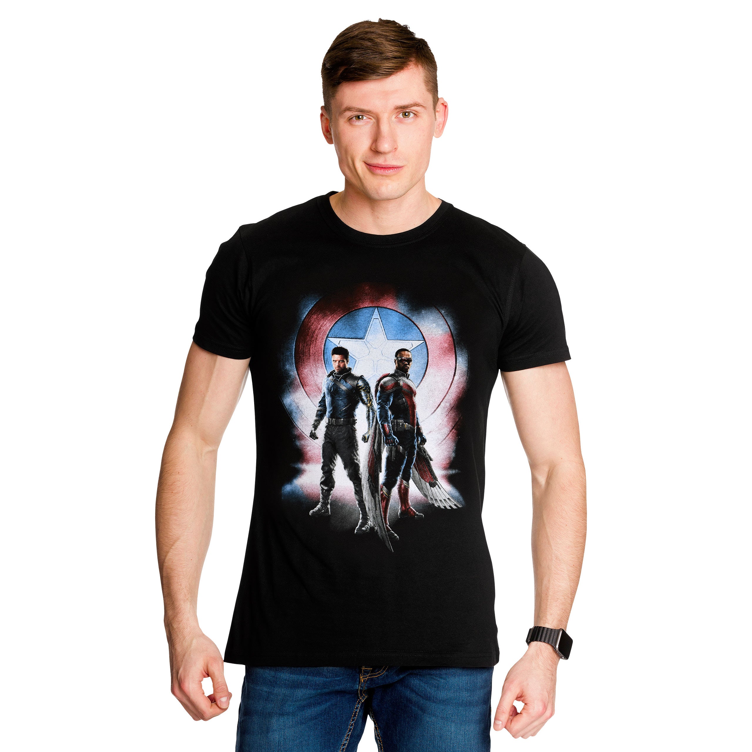 Zdjęcie produktu Marvel - The Falcon and the Winter Soldier T-Shirt czarne
