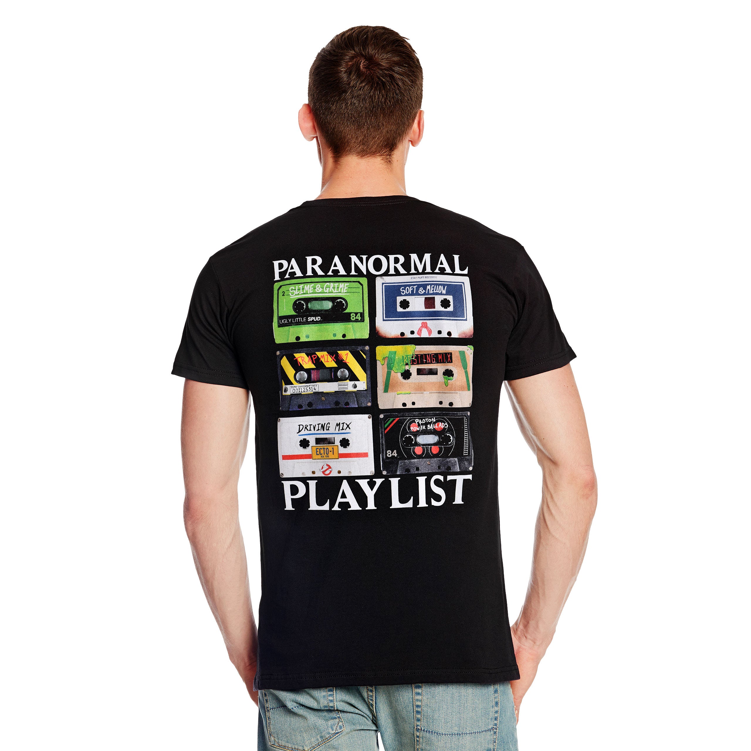 Zdjęcie produktu Ghostbusters - Paranormal Playlist T-Shirt czarne