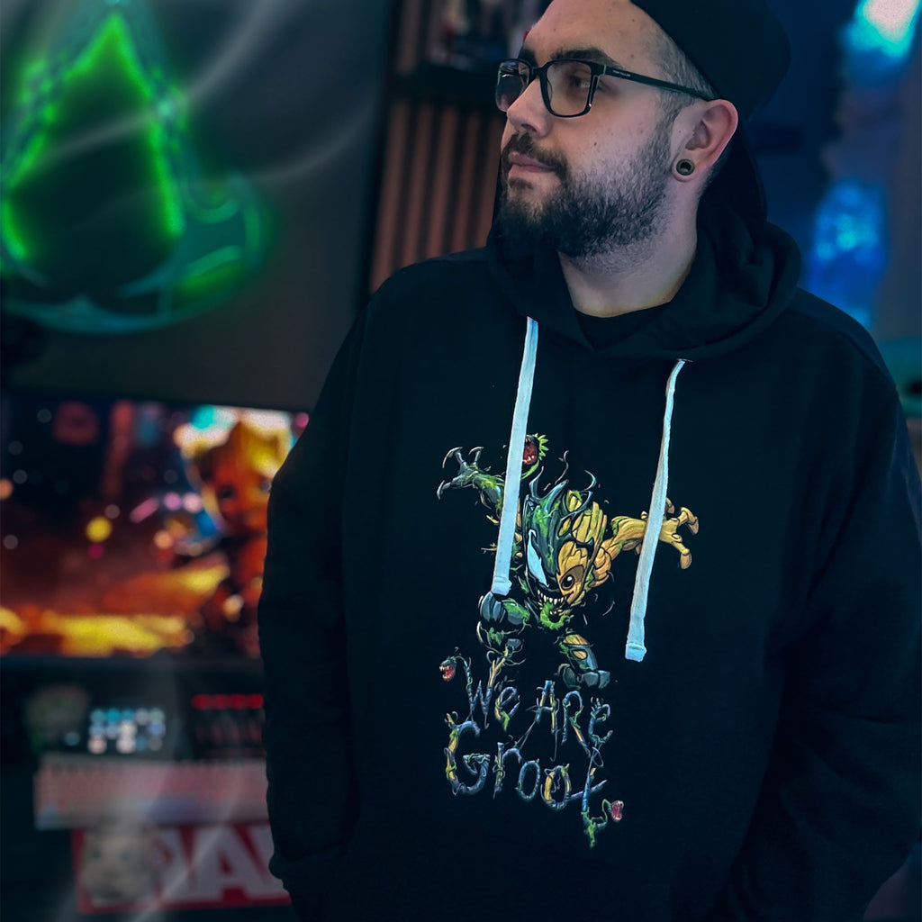 Zdjęcie produktu Strażnicy Galaktyki - Venomized Groot Bluza z kapturem czarna