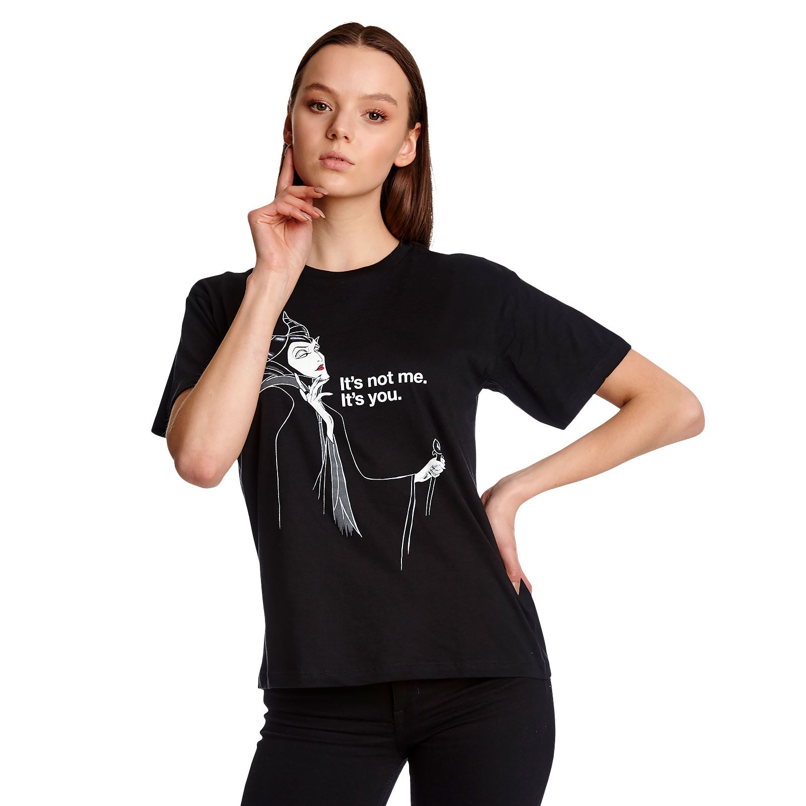 Zdjęcie produktu Maleficent - It's not me It's you T-Shirt damski czarny