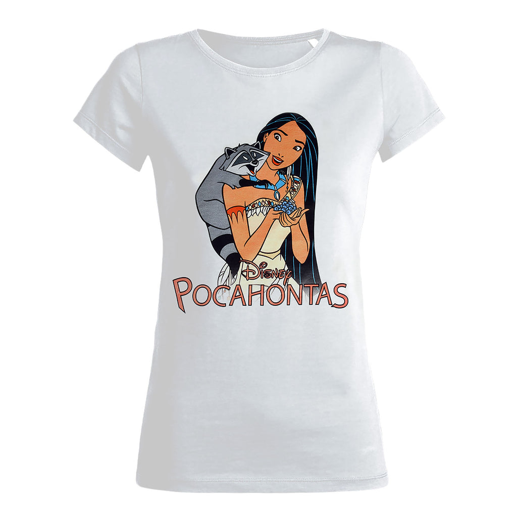 Zdjęcie produktu Pocahontas & Meeko T-Shirt damskie białe