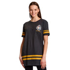 Zdjęcie produktu Hufflepuff Szukający Diggory Oversize T-Shirt damski szary - Harry Potter