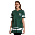 Zdjęcie produktu Slytherin Szukający Malfoy Oversize T-Shirt damski zielony - Harry Potter