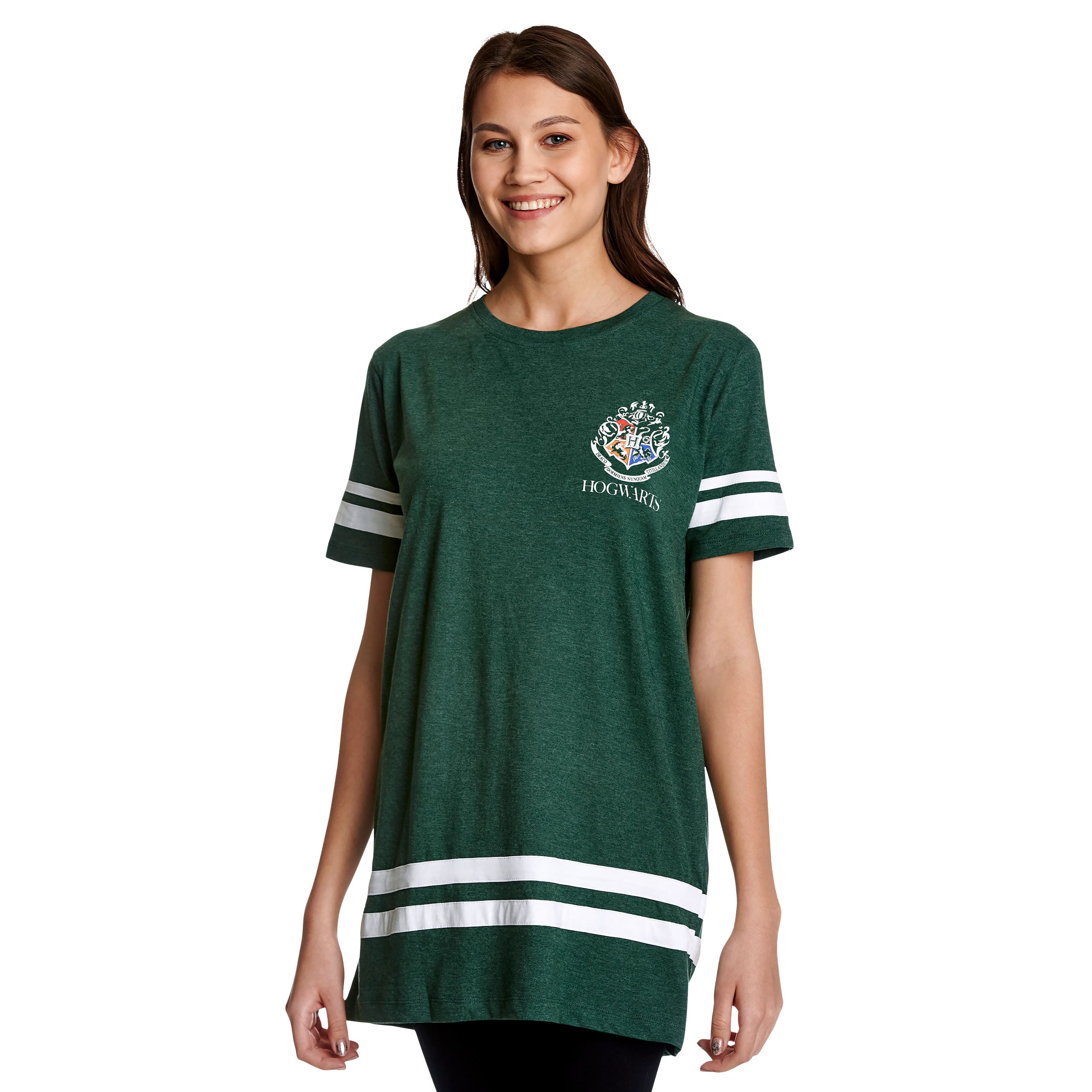 Zdjęcie produktu Slytherin Szukający Malfoy Oversize T-Shirt damski zielony - Harry Potter