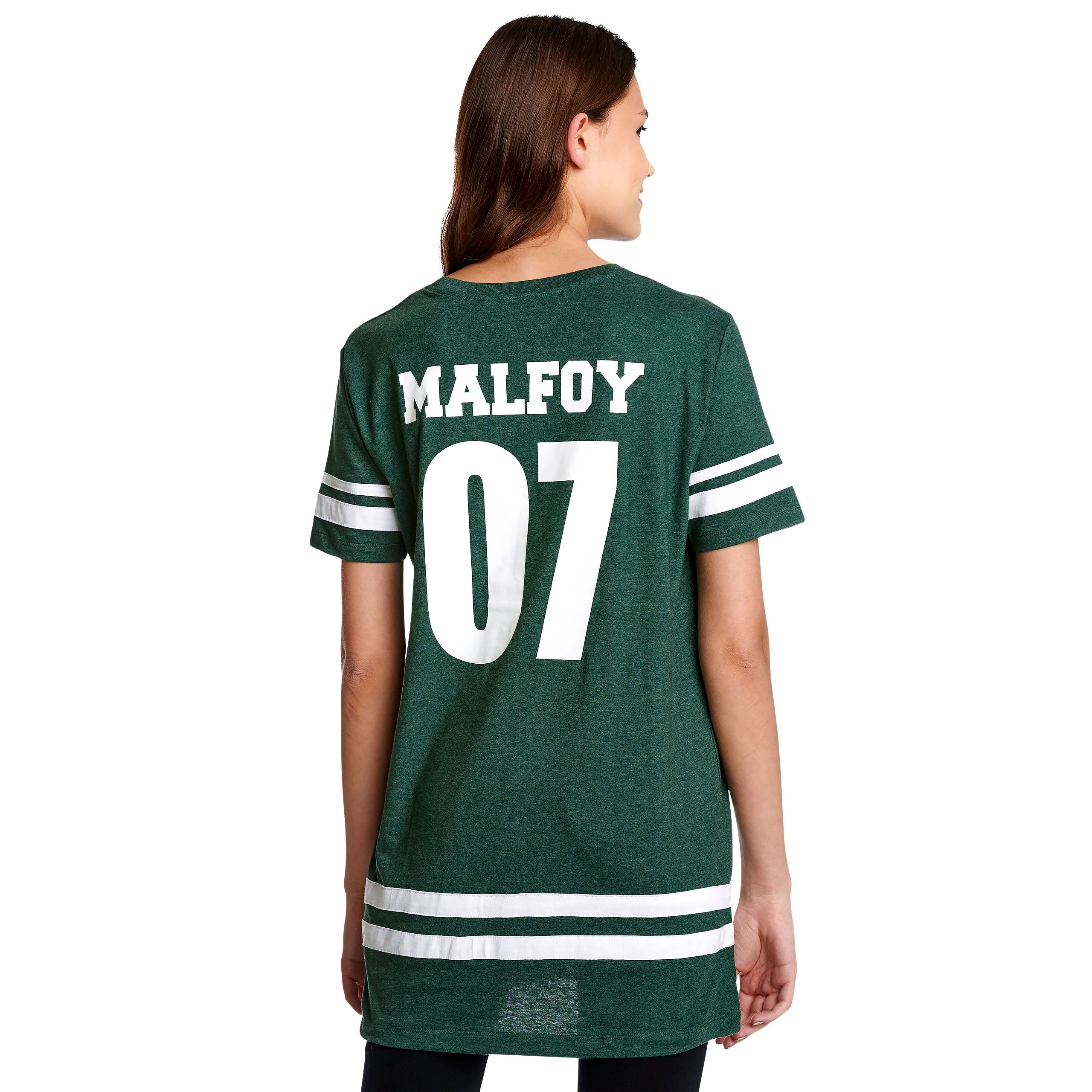 Zdjęcie produktu Slytherin Szukający Malfoy Oversize T-Shirt damski zielony - Harry Potter