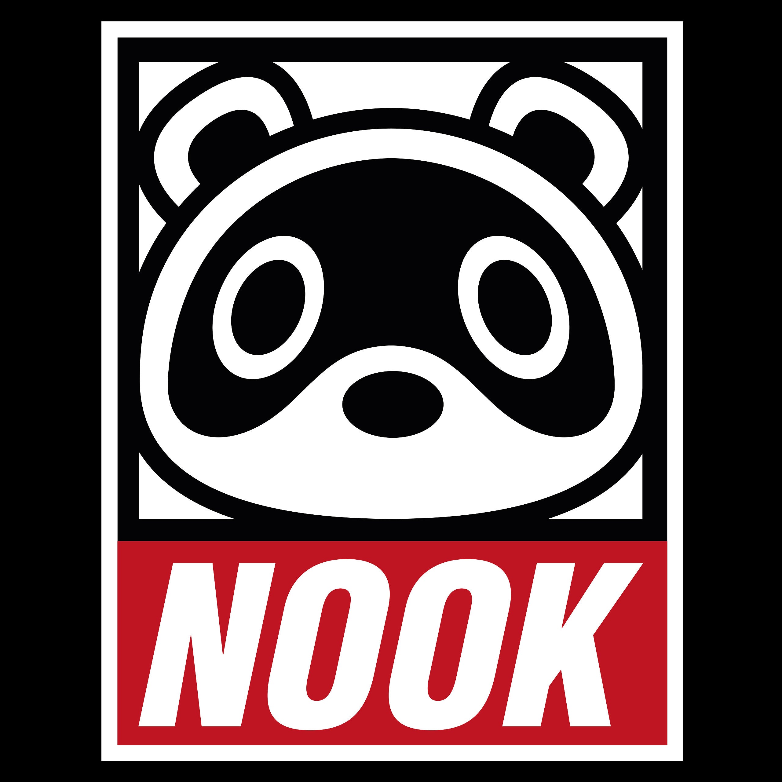 Zdjęcie produktu Czarna koszulka Tom Nook dla fanów Animal Crossing