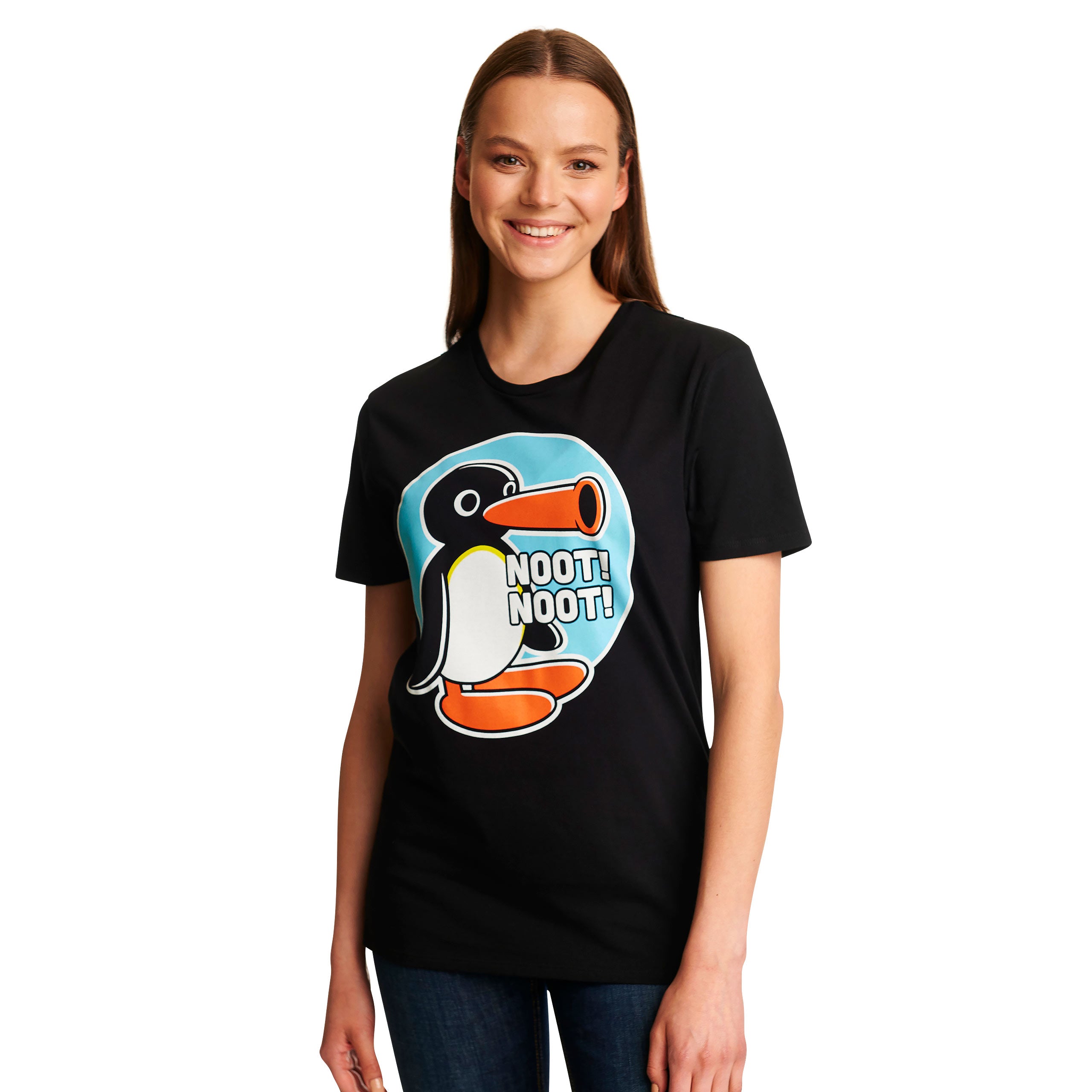 Zdjęcie produktu Koszulka Noot Noot dla fanów Pingu czarna