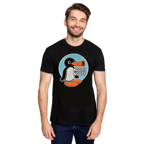 Zdjęcie produktu Koszulka Noot Noot dla fanów Pingu czarna