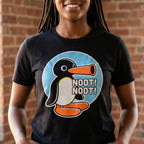 Zdjęcie produktu Koszulka Noot Noot dla fanów Pingu czarna
