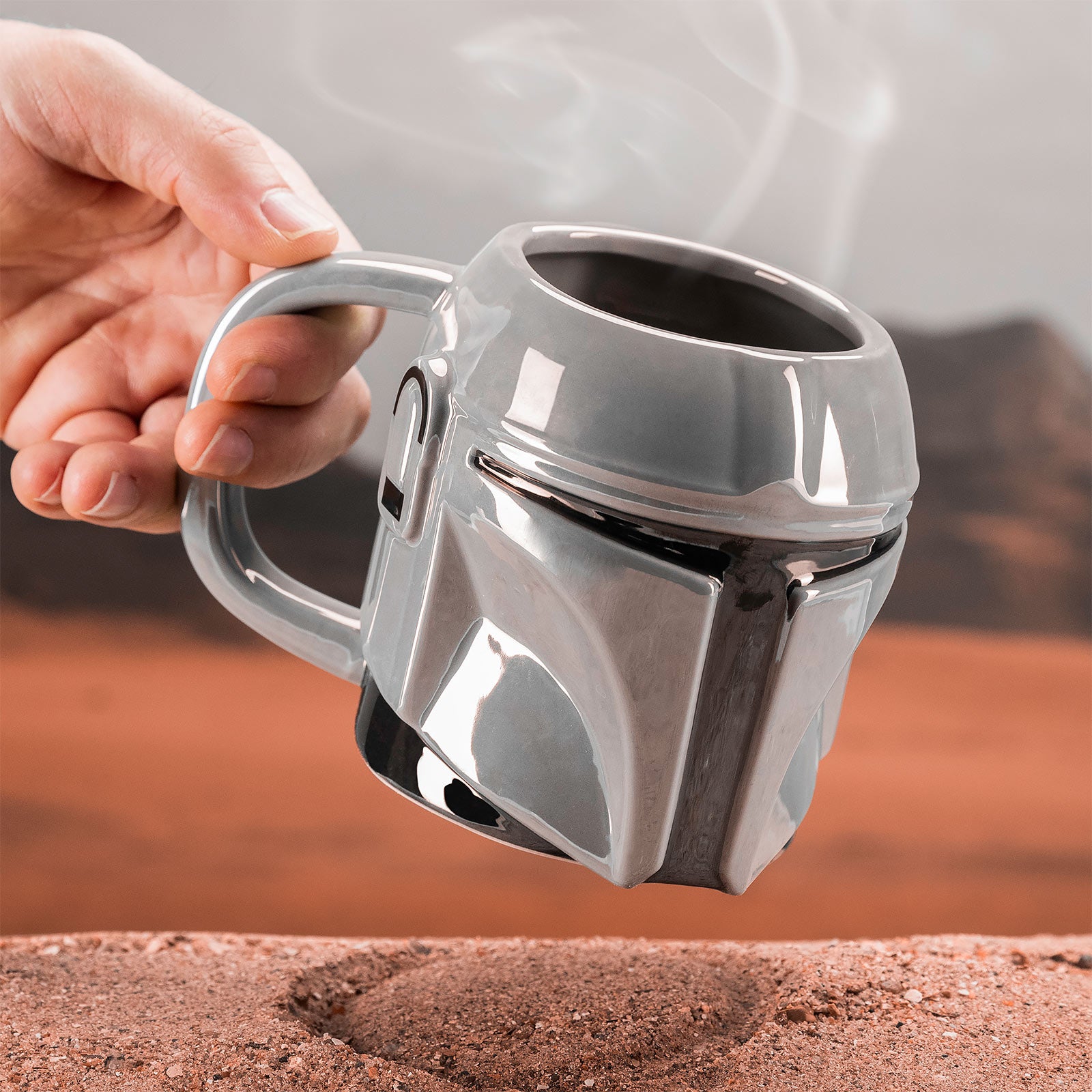 Zdjęcie produktu Kubek 3D Hełm Mandalorianina - Star Wars