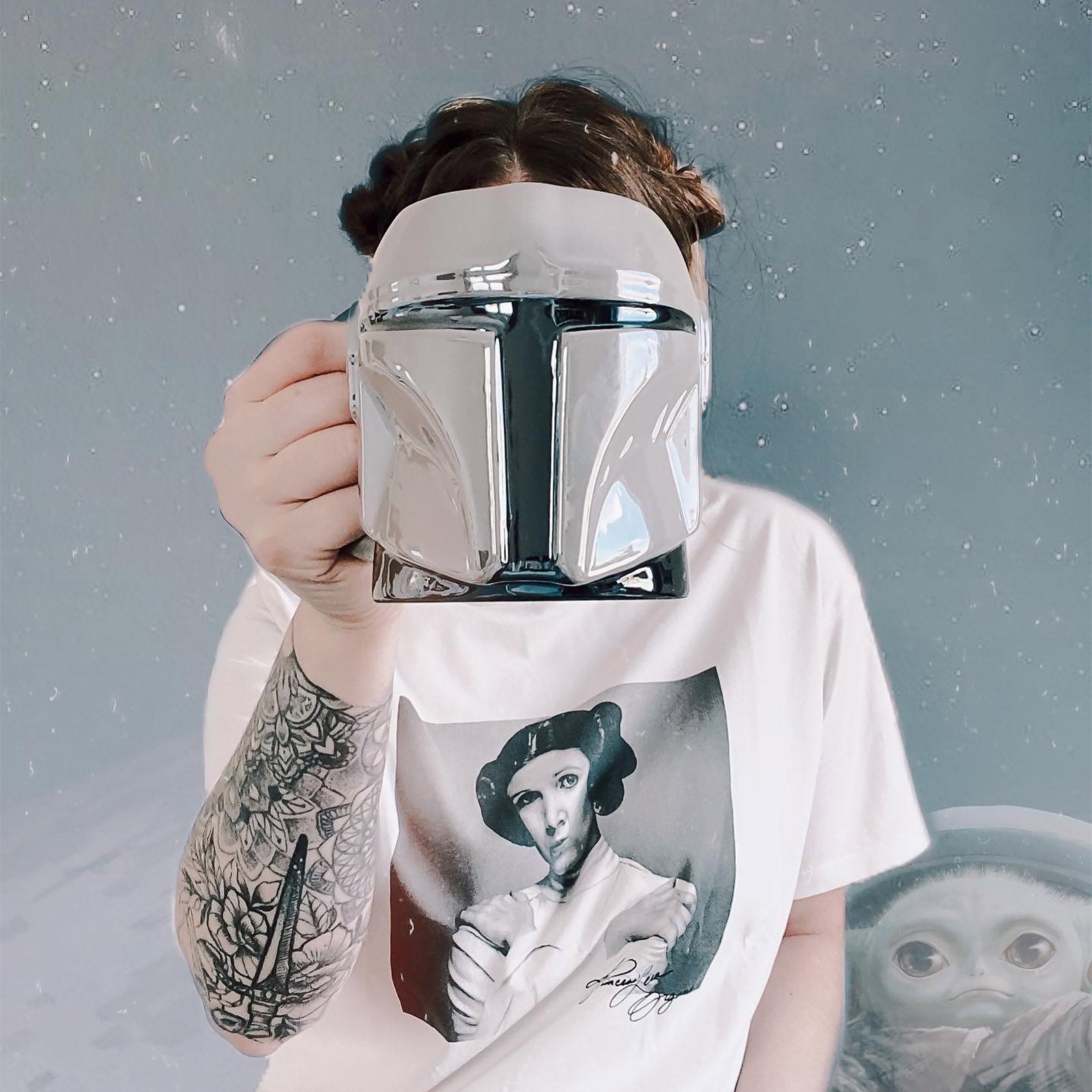 Zdjęcie produktu Kubek 3D Hełm Mandalorianina - Star Wars