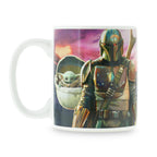 Zdjęcie produktu The Mandalorian Collage Kubek z efektem termicznym - Star Wars