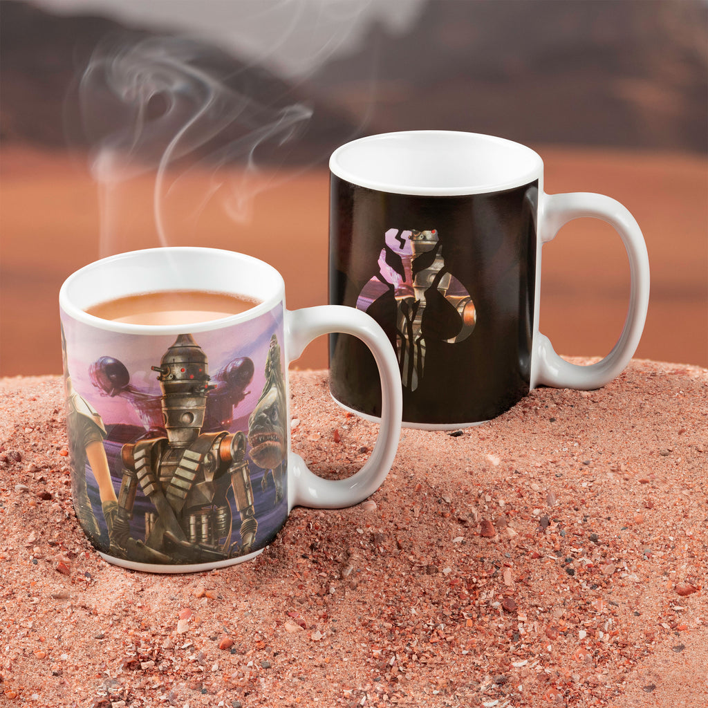 Zdjęcie produktu The Mandalorian Collage Kubek z efektem termicznym - Star Wars