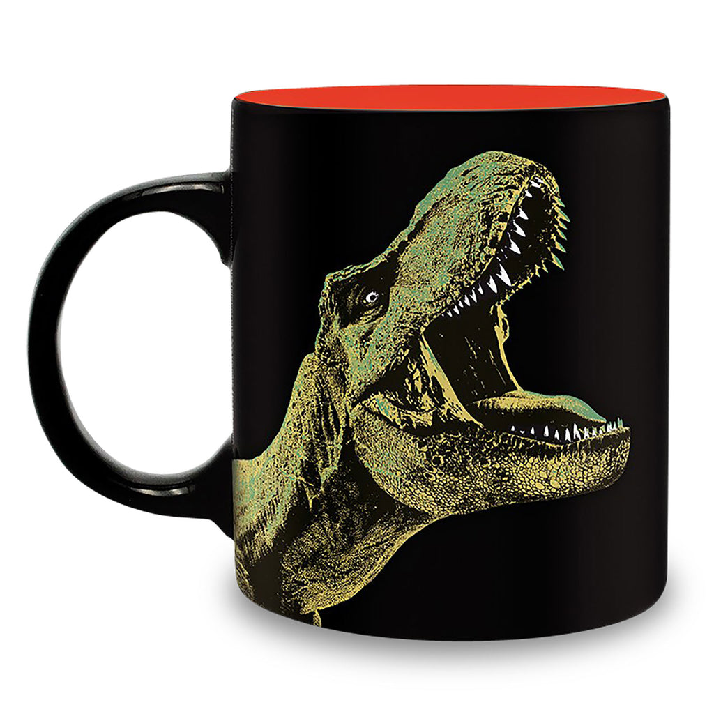 Zdjęcie produktu Jurassic Park - Kubek z T-Rexem i Logo