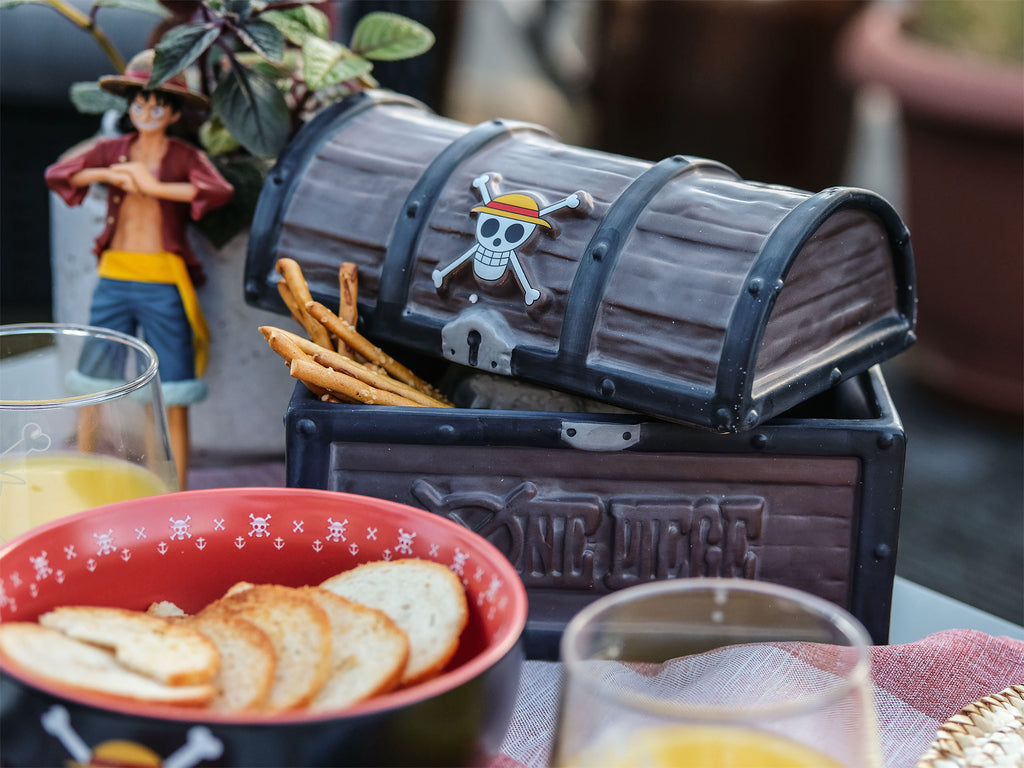Zdjęcie produktu One Piece - Puszka na ciastka w kształcie skrzyni skarbów