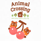 Zdjęcie produktu Animal Crossing - Koszulka damska z Nepp i Schlepp, biała