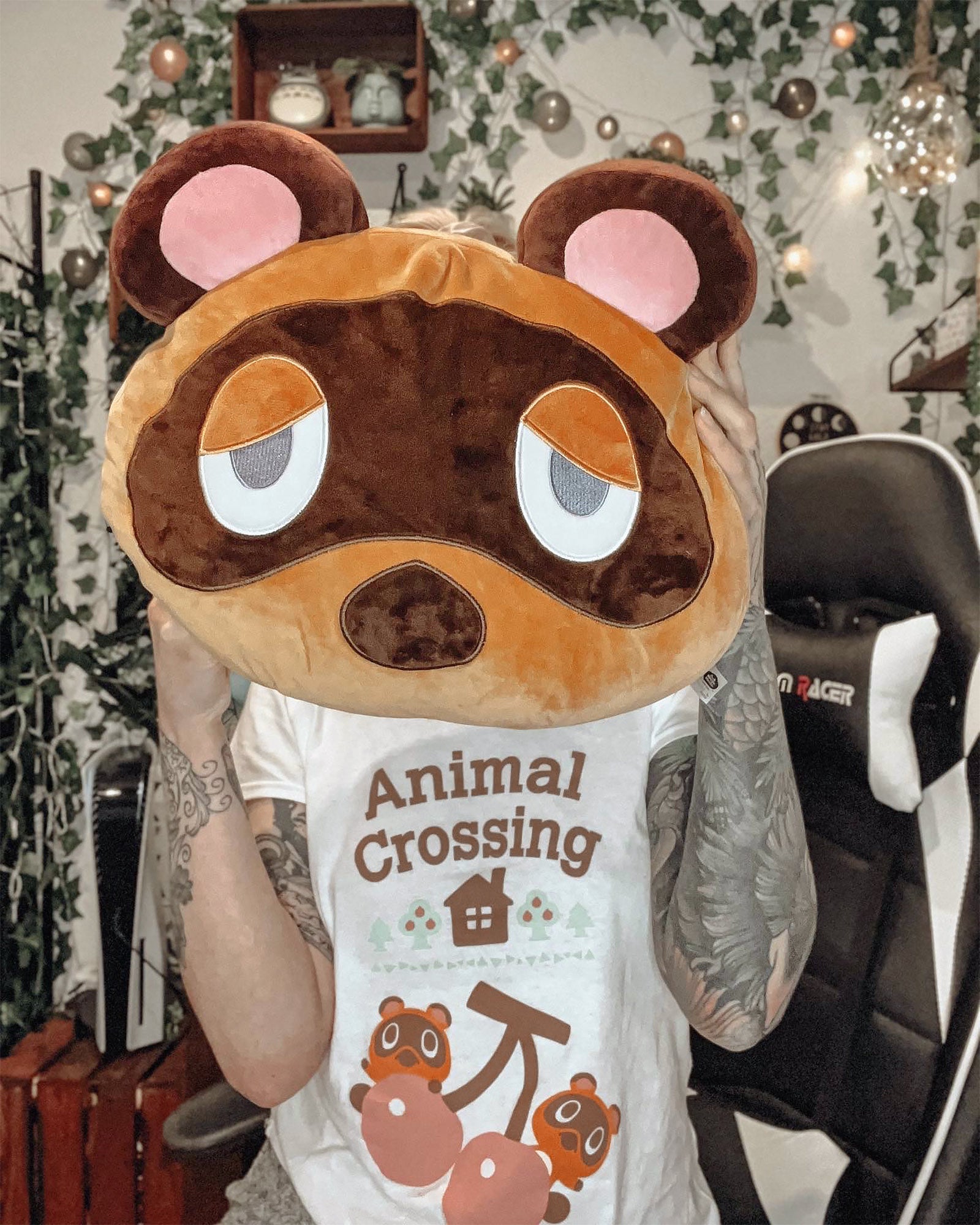 Zdjęcie produktu Animal Crossing - Koszulka damska z Nepp i Schlepp, biała