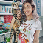 Zdjęcie produktu Animal Crossing - Koszulka damska z Nepp i Schlepp, biała