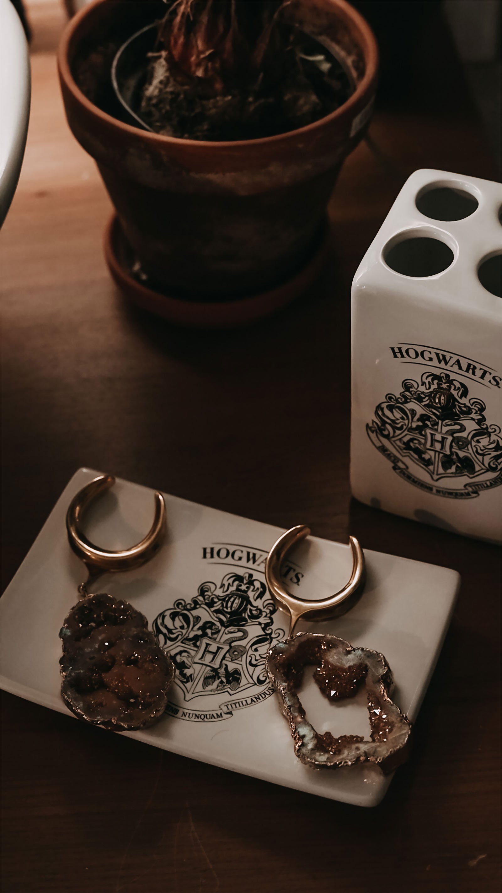 Zdjęcie produktu Harry Potter - Zestaw łazienkowy z herbem Hogwartu, 4-częściowy