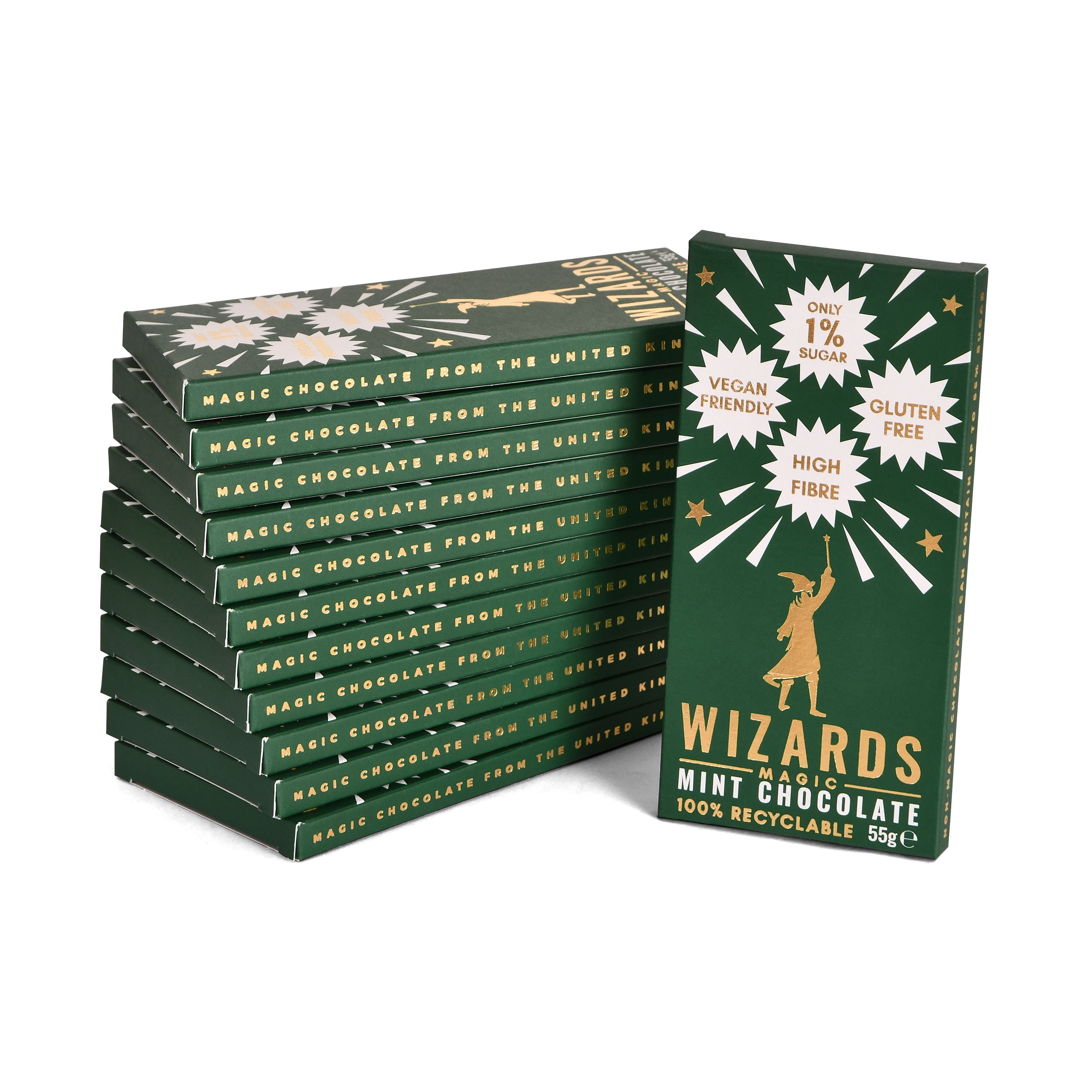 Zdjęcie produktu Wizards Magic - Miętowa czekolada 12 tabliczek